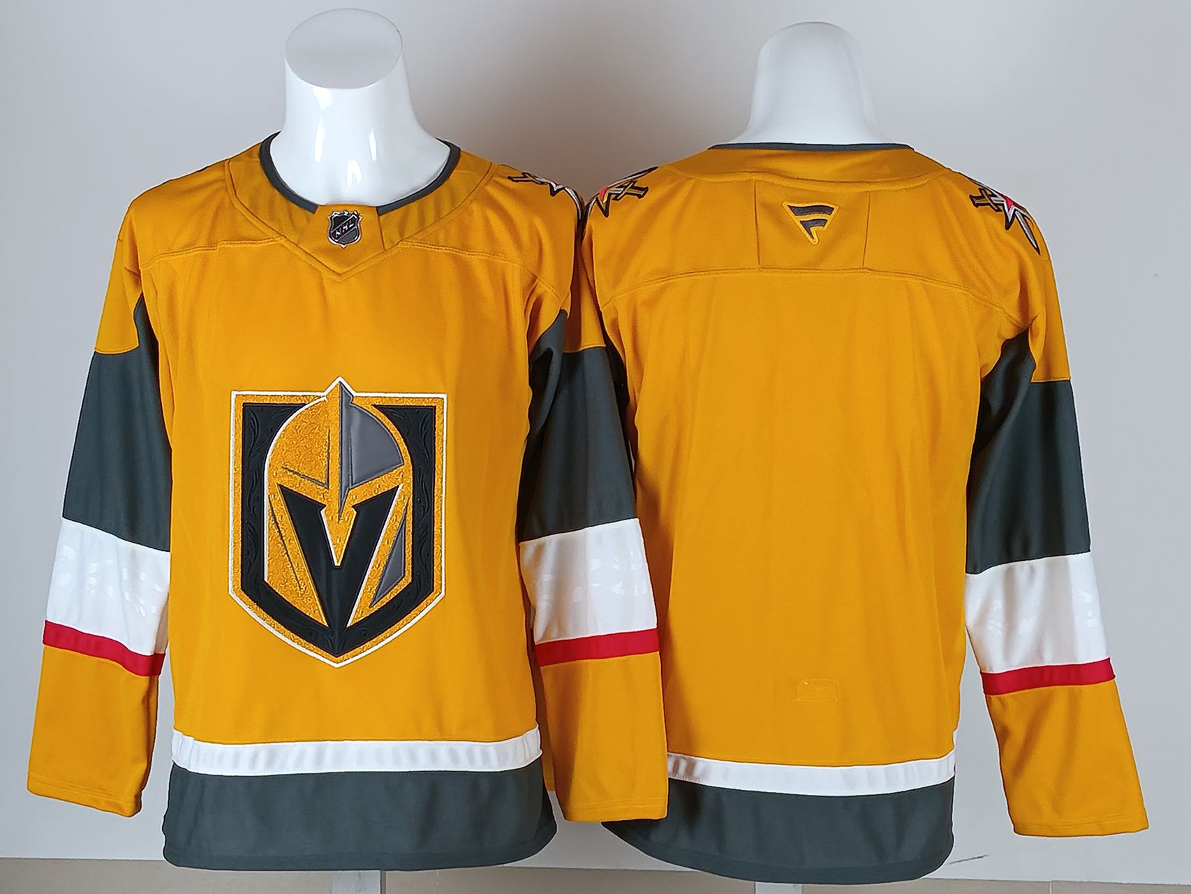 Men 2026 Vegas Golden Knights Blank Yellow NHL Jersey style 01